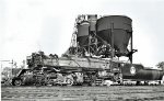 Great Northetn steam engine 2-8-8-0 at Mpls Jct MN in 1947